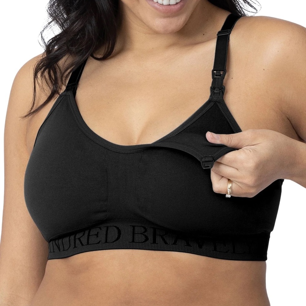 Kindred Bravely Black Nursing & Maternity Comfort Bra
